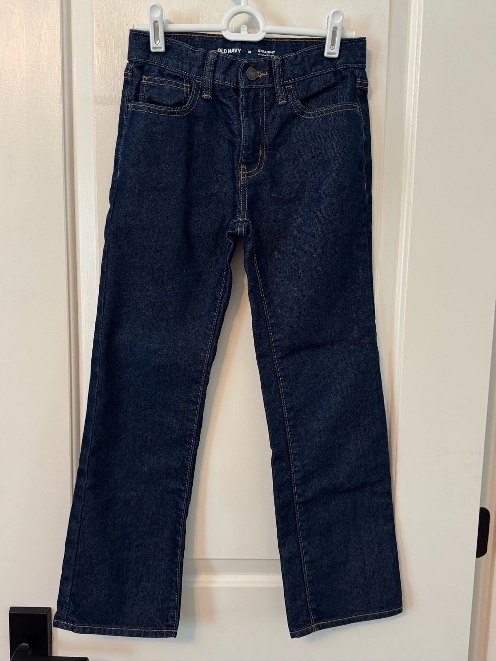 Old Navy Boys Dark Indigo Straight Jeans